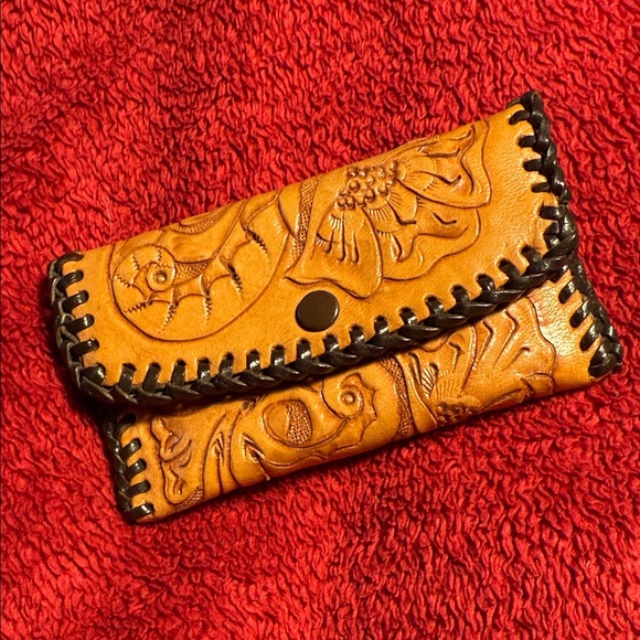 Accessories - Handcrafted Tan Leather Wallet